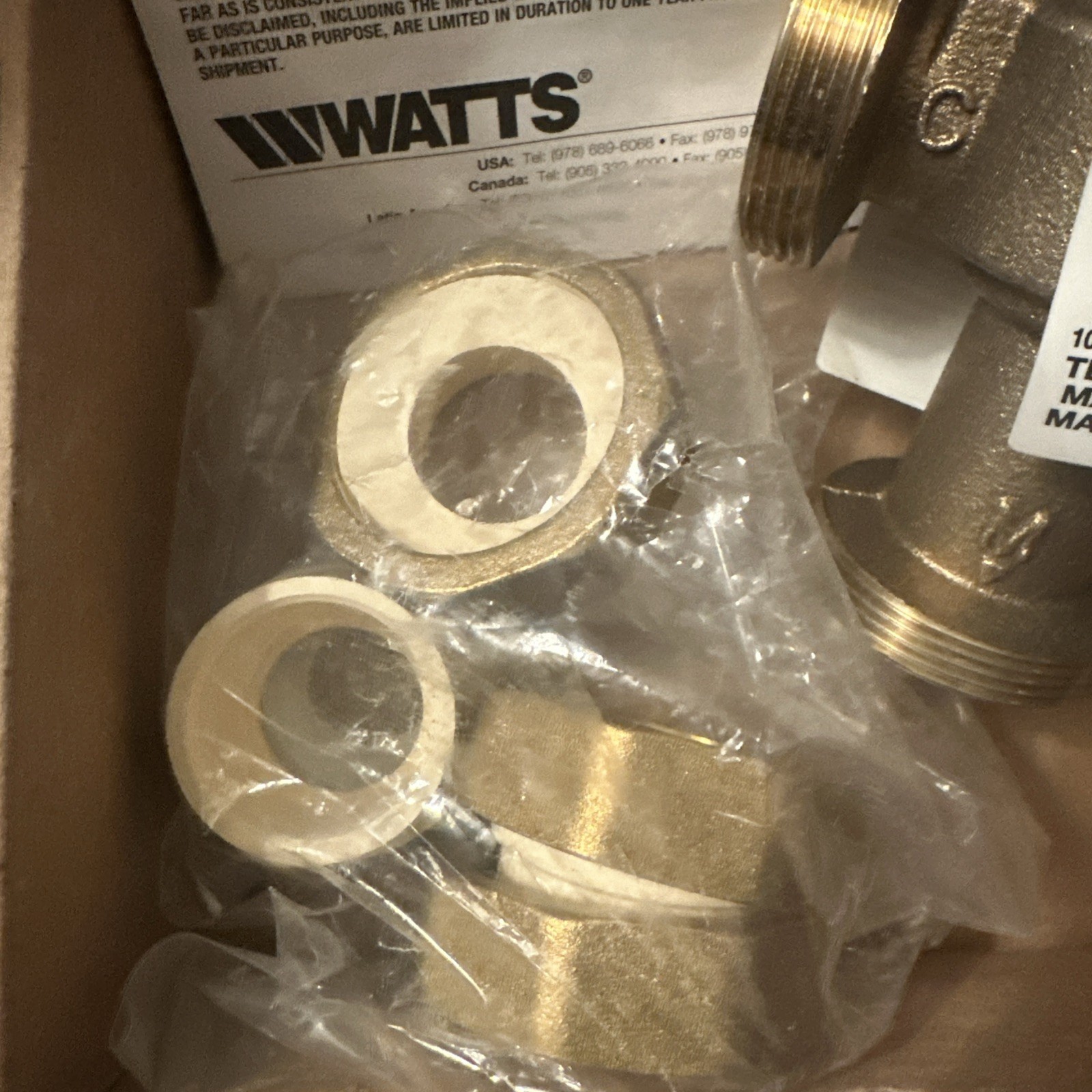 Watts 1 LFMMVM1-CPVC Thermostatic Mixing Valve Lead Free New In Box Fast Shippin gallery