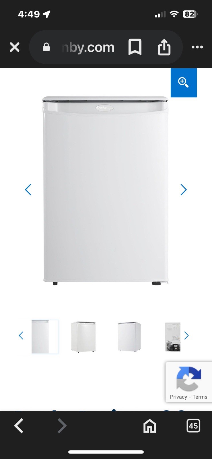 Danby 2.6 Cu.Ft. Mini Fridge, Compact Refrigerator for Bedroom/Office, White gallery