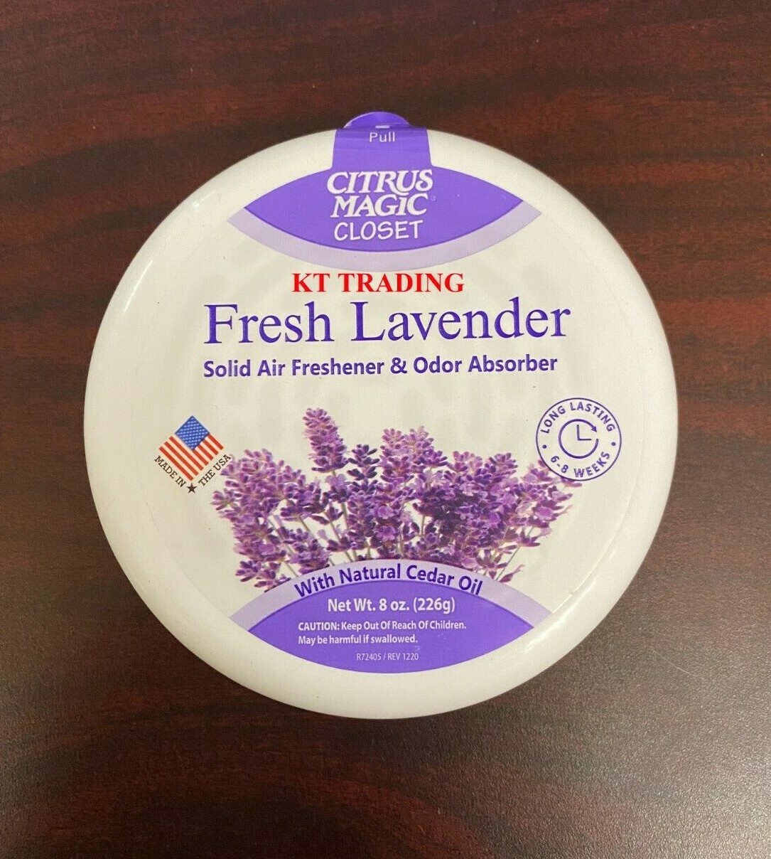 CITRUS MAGIC LAVENDER Burst Solid Air Freshener Odor Absorber ~ Last 8 Weeks 8oz gallery