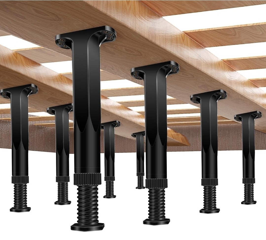 8 PCS Adjustable Height Bed Frame Support Legs - 7.8-14.6inch Bed Slats Suppo gallery