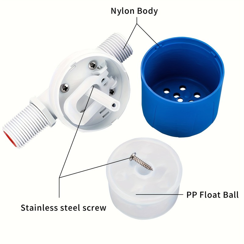 Automatic Float Valve - Rust-Resistant Water Level Controller, Easy to Install gallery