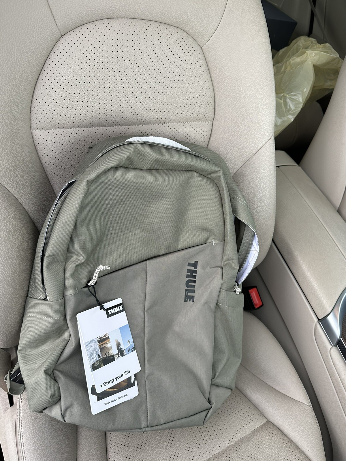 NEW THULE Notus Backpack Book bag Green Color 4
