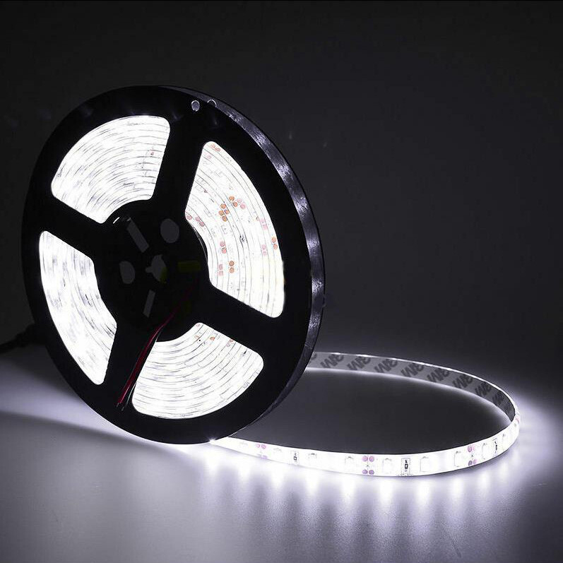 16FT 300 LED Strip Light 3528 5050 5630 SMD RGB White Flexible Waterproof DC 12V gallery