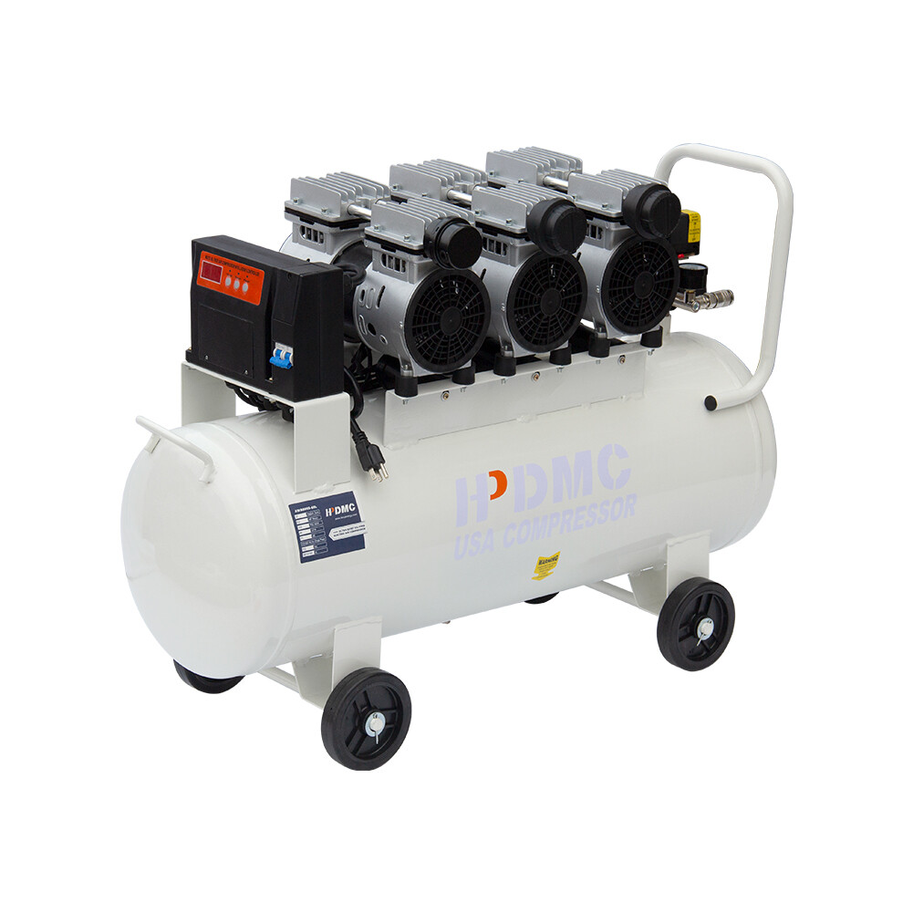 HPDAVV Ultra Quiet Air Compressor 3 HP Oil Free 6.86 CFM@ 90PSI W/ 17 Gal Tank gallery