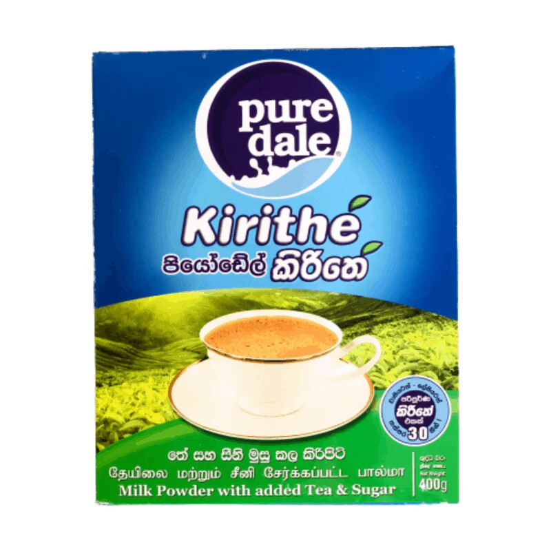 PureDale Kirithe Full Cream Milk Powder with tea & suger ceylon tea 400g gallery