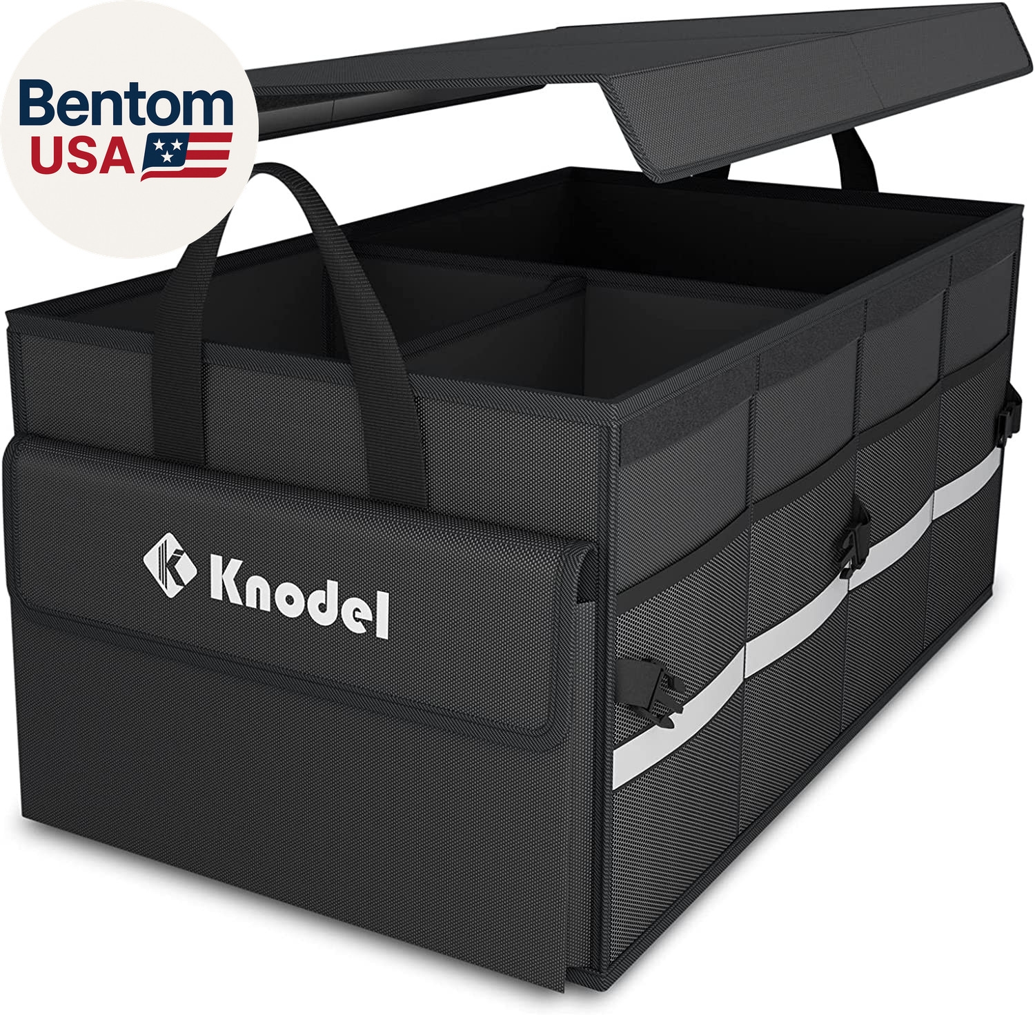 Collapsible Car Trunk Organizer with Lid Storage for SUV Truck Sedan gallery