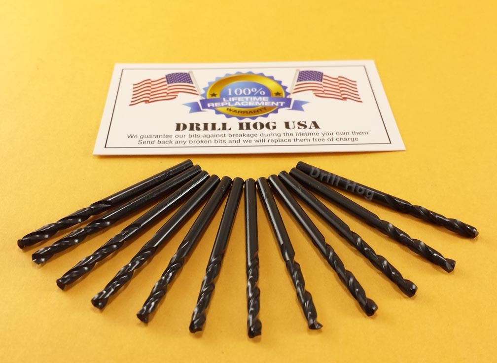 5/32 Stubby Bit Machine Screw Stub Length Drill Hog USA Lifetime Warranty 12 Pc gallery