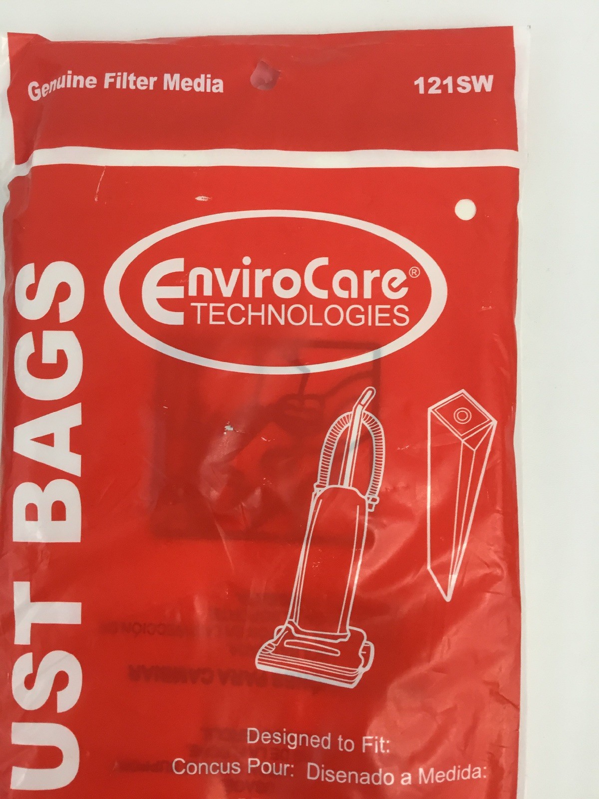 DIRT DEVIL Type C 3 Upright Vacuum Bags Sealed Enviro Care Filter Media gallery