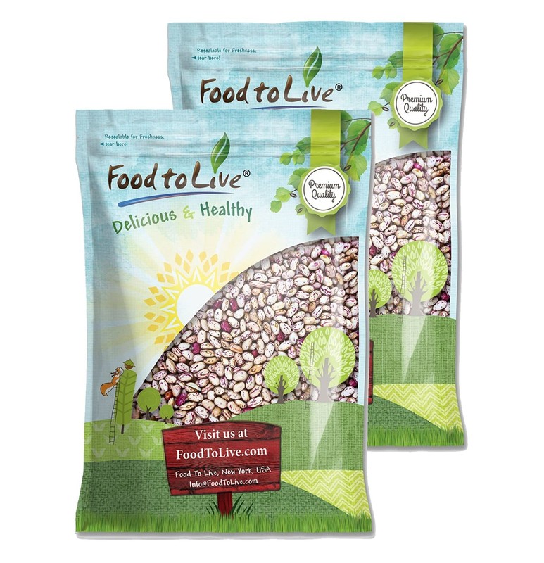 Cranberry Beans - Sproutable, Kosher, Raw, Vegan - by Food To Live gallery