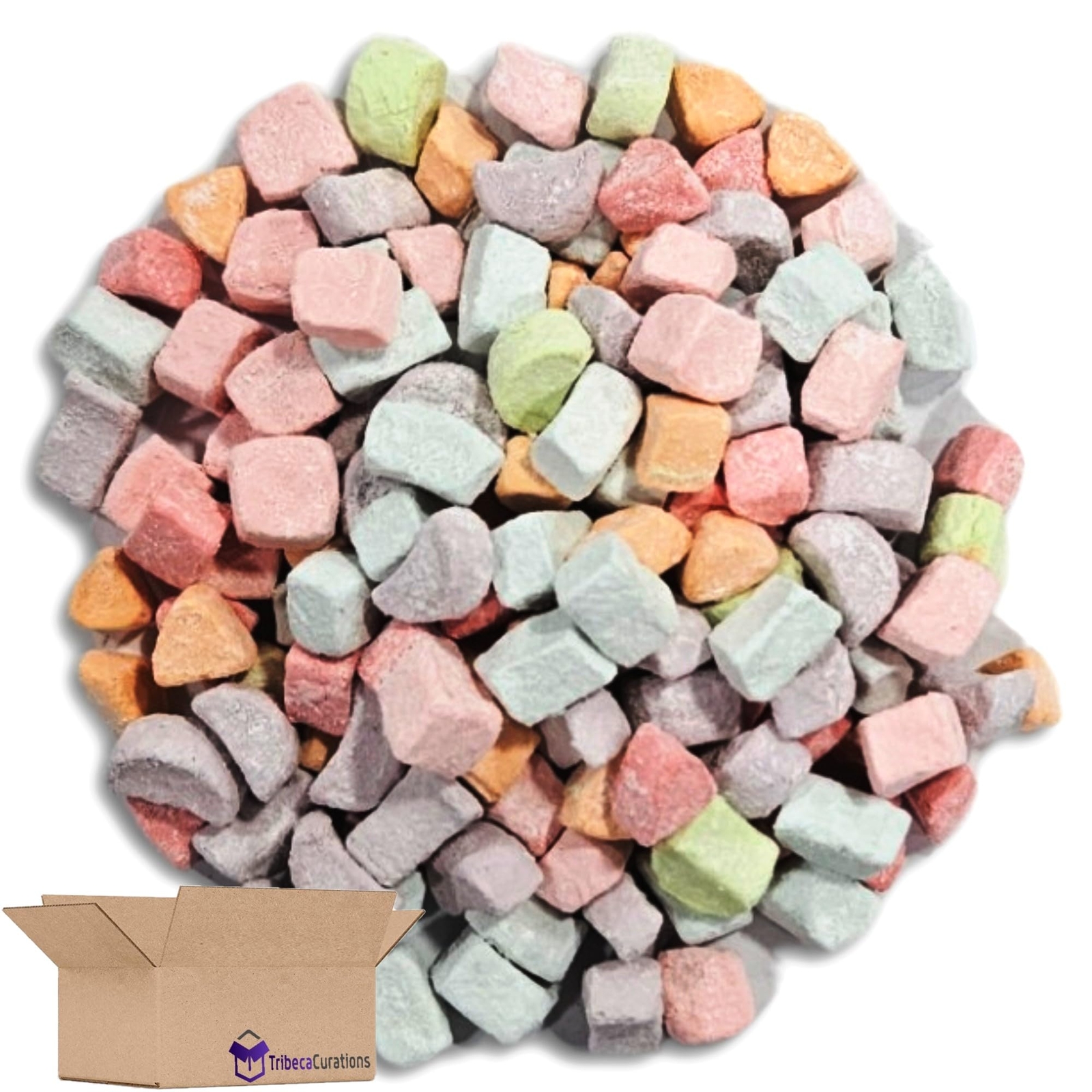 Dehydrated Rainbow Mashmallows Bulk Value Pack | 2 Pound Bag gallery