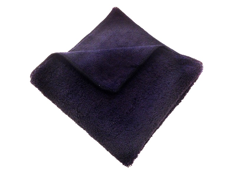120 Case Microfiber 16"x16" Cleaning/Detailing Cloths EXTRA PLUSH 400GSM Black gallery