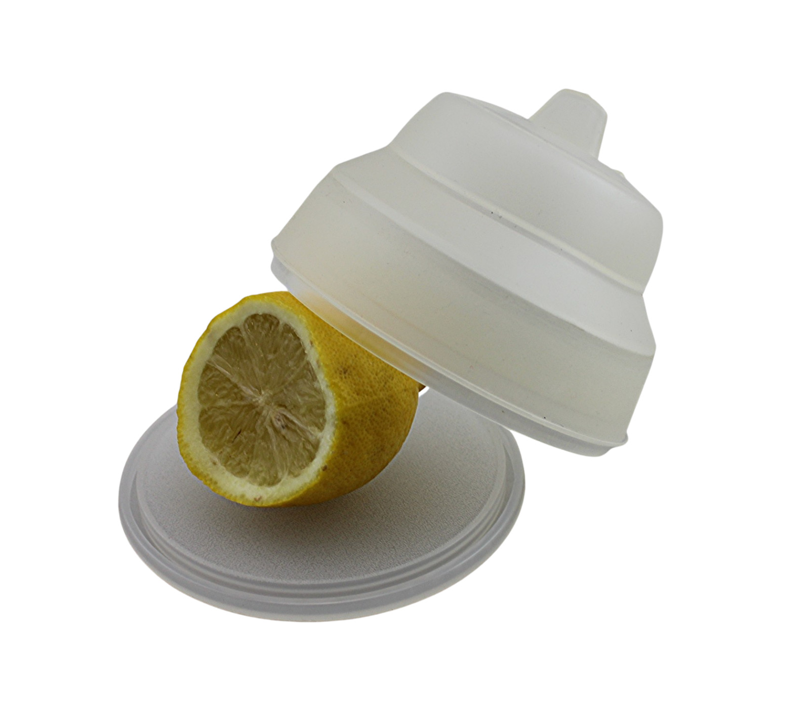 Silicone Collapsible Vegetable Saver & Fruit Keeper BPA FREE Lemon Lime Apple gallery