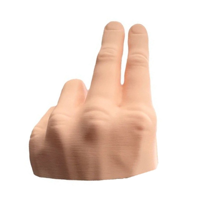 2 Finger Waving Hand for Car Dashboard Lazy Waver Funny Waves Hand Car Interior gallery