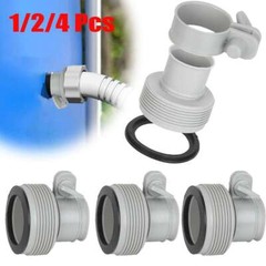 1/2/4PCS Intex Hose Adapter Pool Filter Pump Conversion Fitting for Replacement