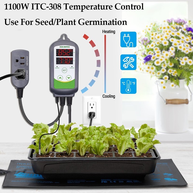 Inkbird ITC-308 Thermostat Programmable Homebrewing Temperature Controller Heat gallery