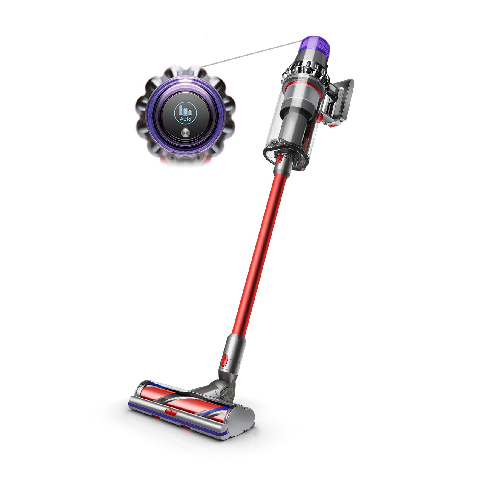 V11 Outsize Cordless Vacuum Cleaner | Red | Refurbished gallery