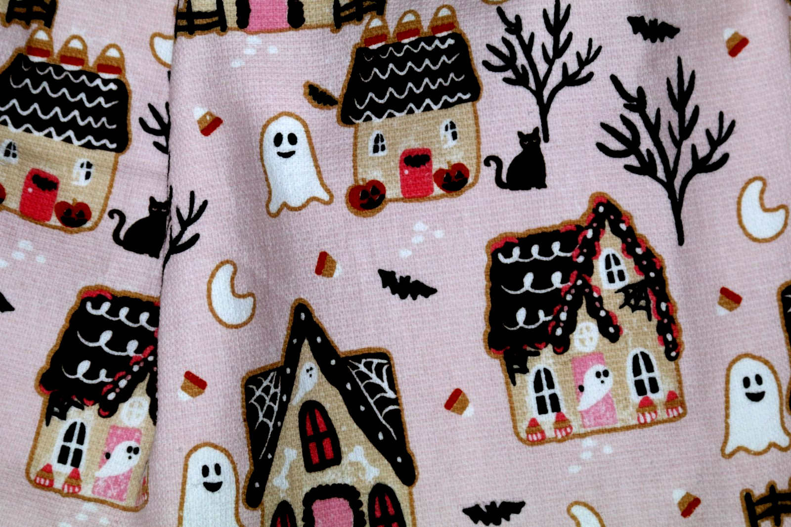 2 Double Crochet Premium Hanging Kitchen Towels ~ CUTE GHOST gallery