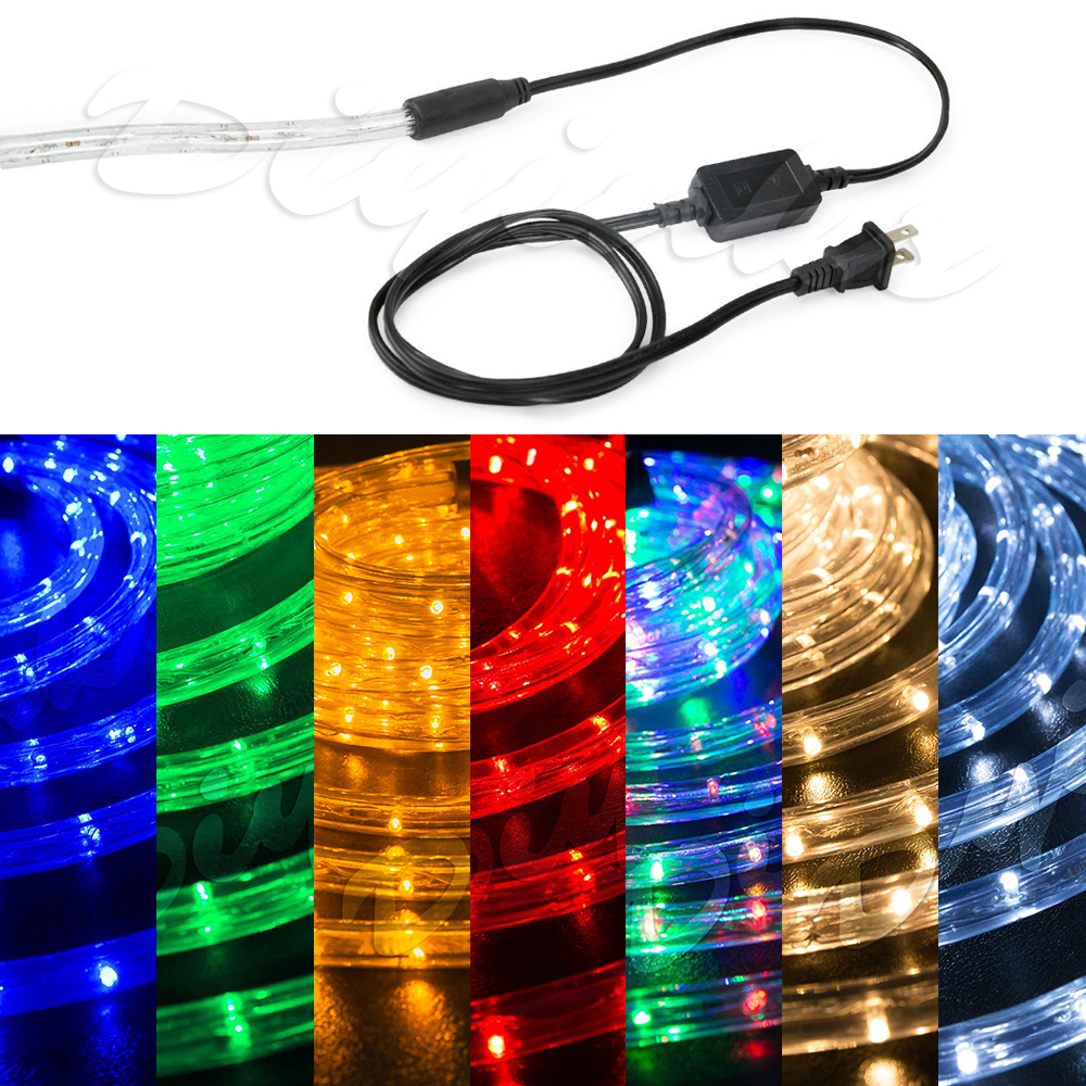LED Rope Light Thick Christmas Lighting 10' 25' 50' 100' 150' Strips Extendable gallery