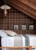 Wallpaper Dutton Plaid Rust with Blue, 56 Sq Ft Blots gallery