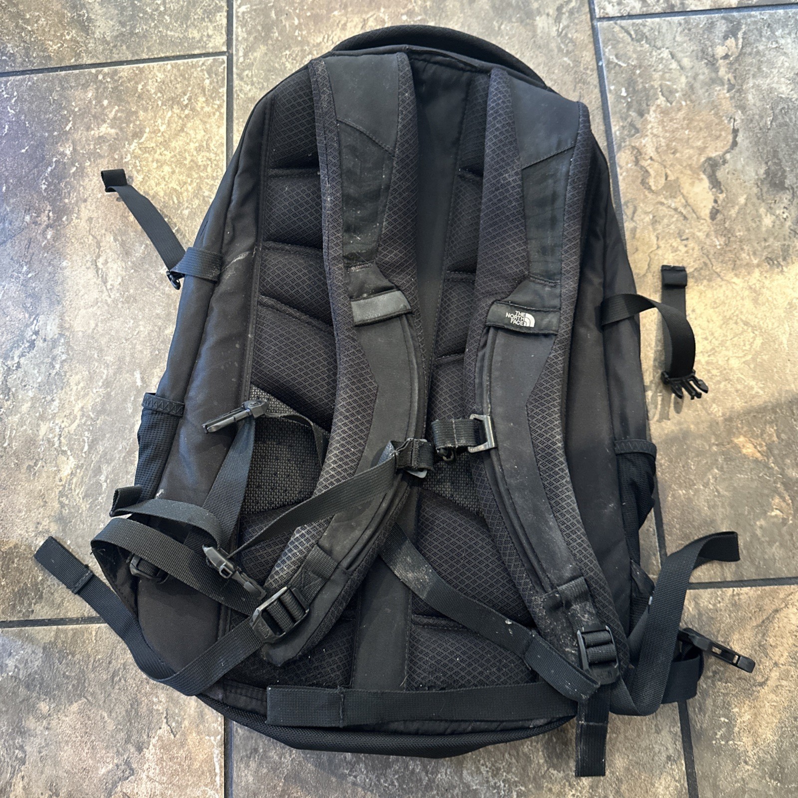 The North Face Generator Backpack Daypack Laptop Black Embroidered 2