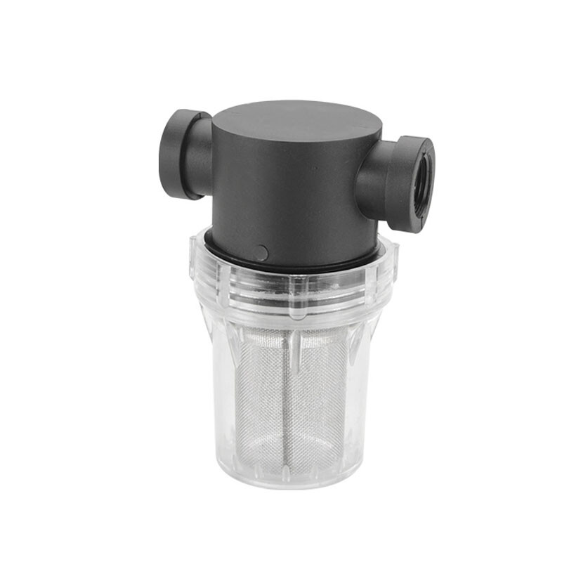 3/4" 1/2" 1" Inline Mesh Strainer Water Pump High Flow Pipeline Filter 40 Mesh gallery