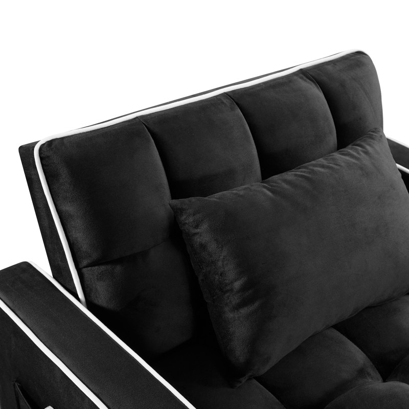 Convertible Sleeper Chair Sofa Bed Pull Out Chair Bed Daybed for Small Spaces gallery