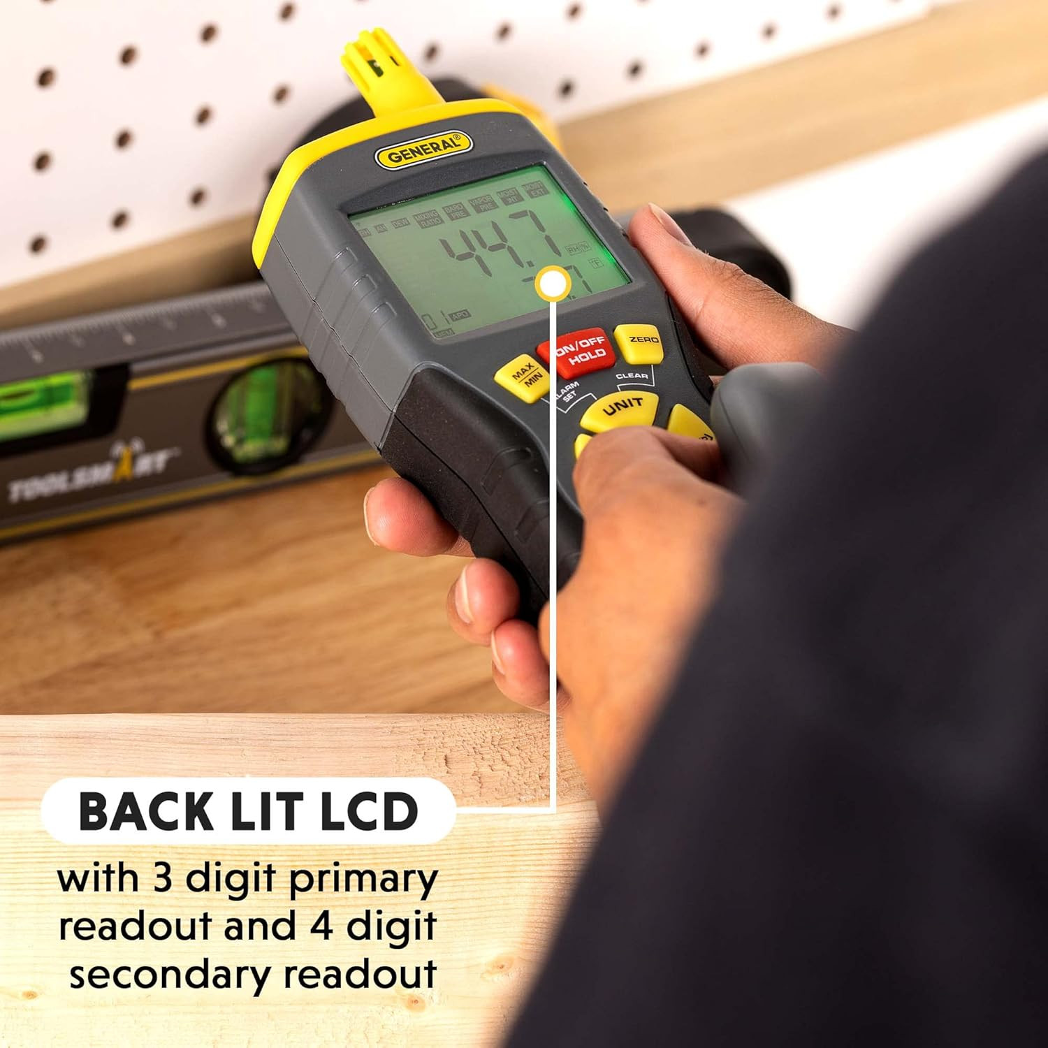 RHMG650 9-In-1 Thermo-Hygrometer with Pin/Pinless Moisture Meter & PIN3 Replacem gallery