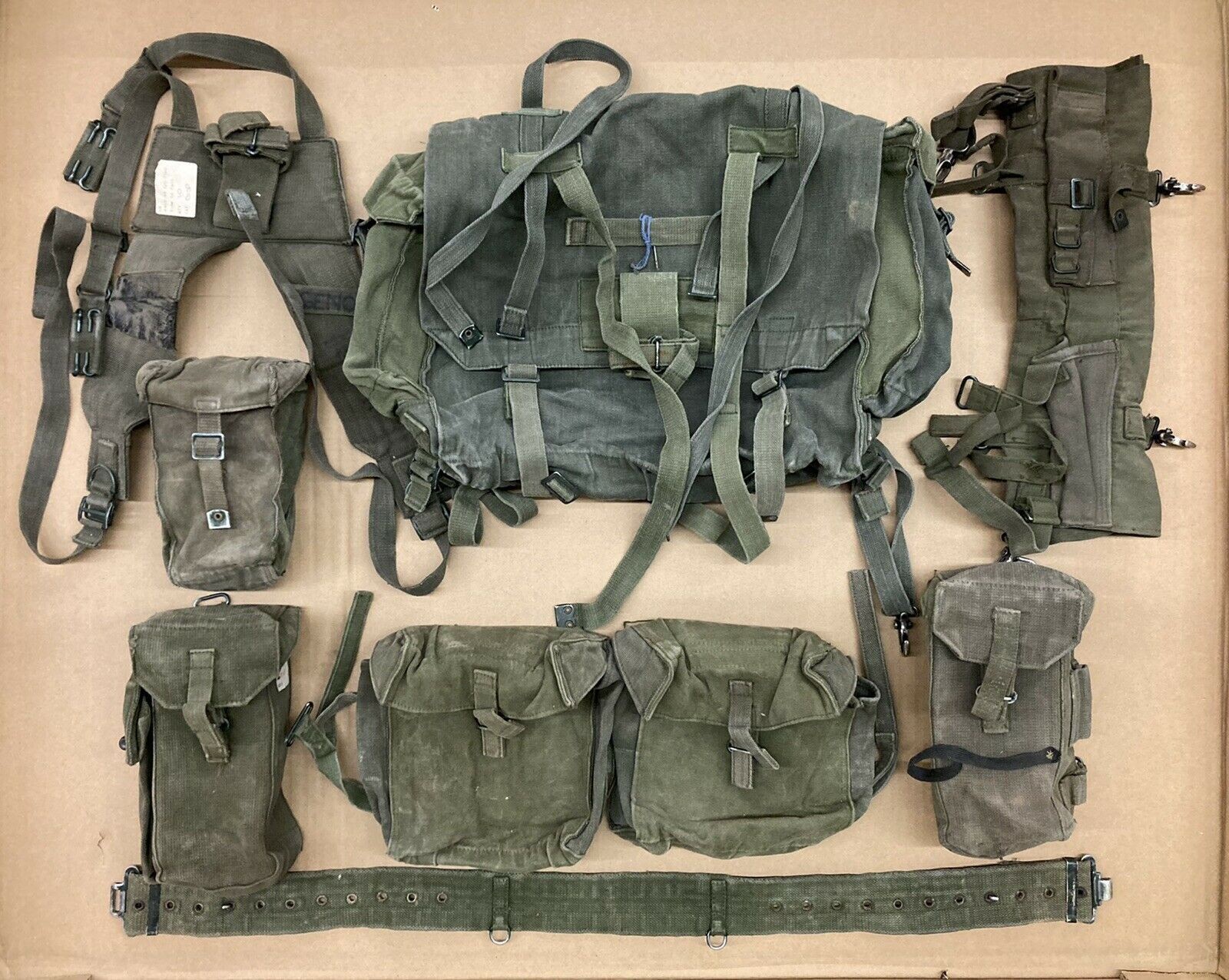 P58 Web Equipment Set Green British Cold War Era gallery