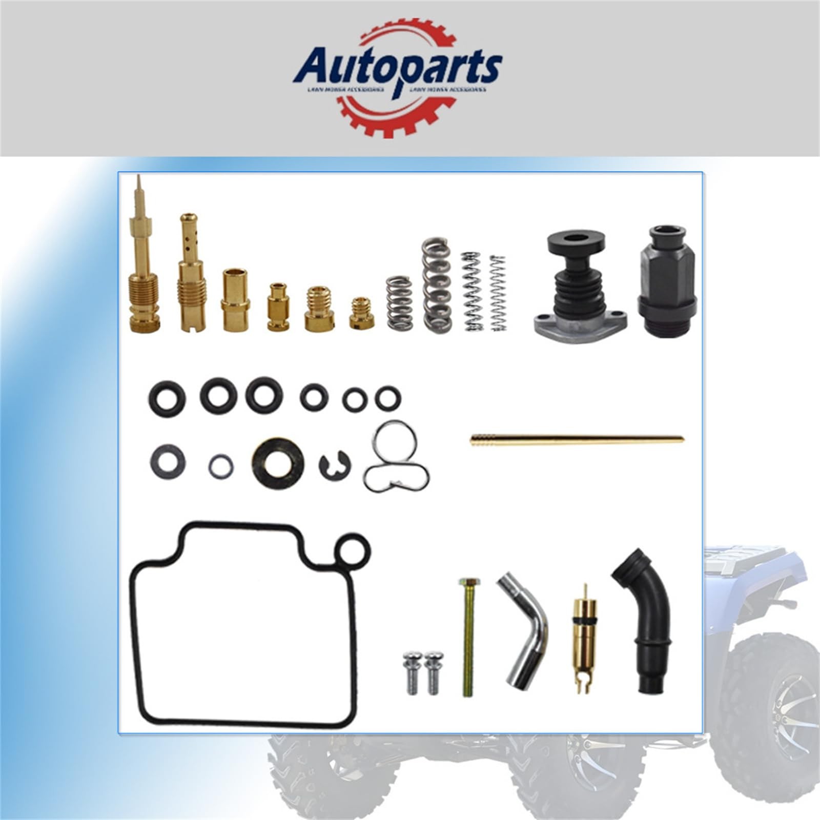 Autoparts Carb Repair Kit with Primer Choke for 1998-2004 Honda TRX 450 Foreman gallery
