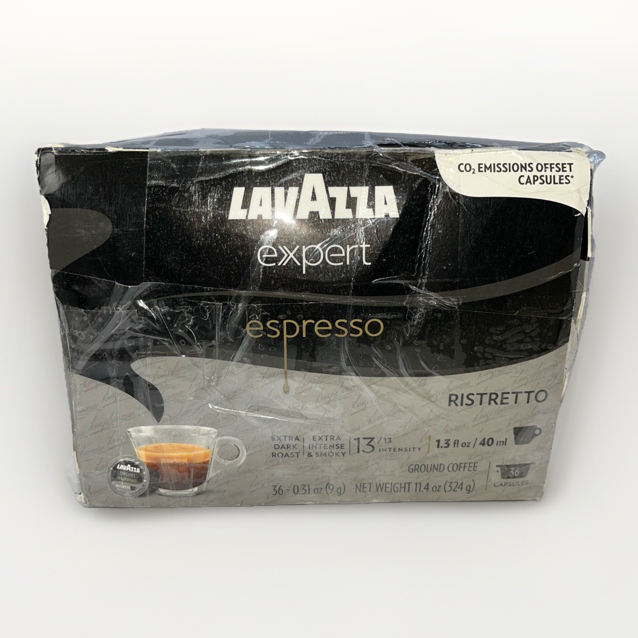 Lavazza Espresso Maestro Ristretto 36 Aluminum Capsules BB 08/30/2026 OPEN BOX gallery