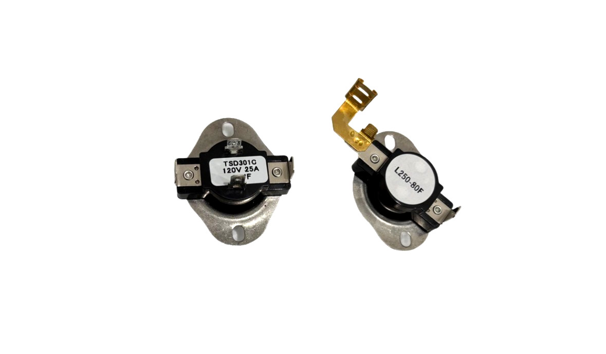 DRYER THERMOSTAT TSD301C 155F 120V / L250-80F gallery