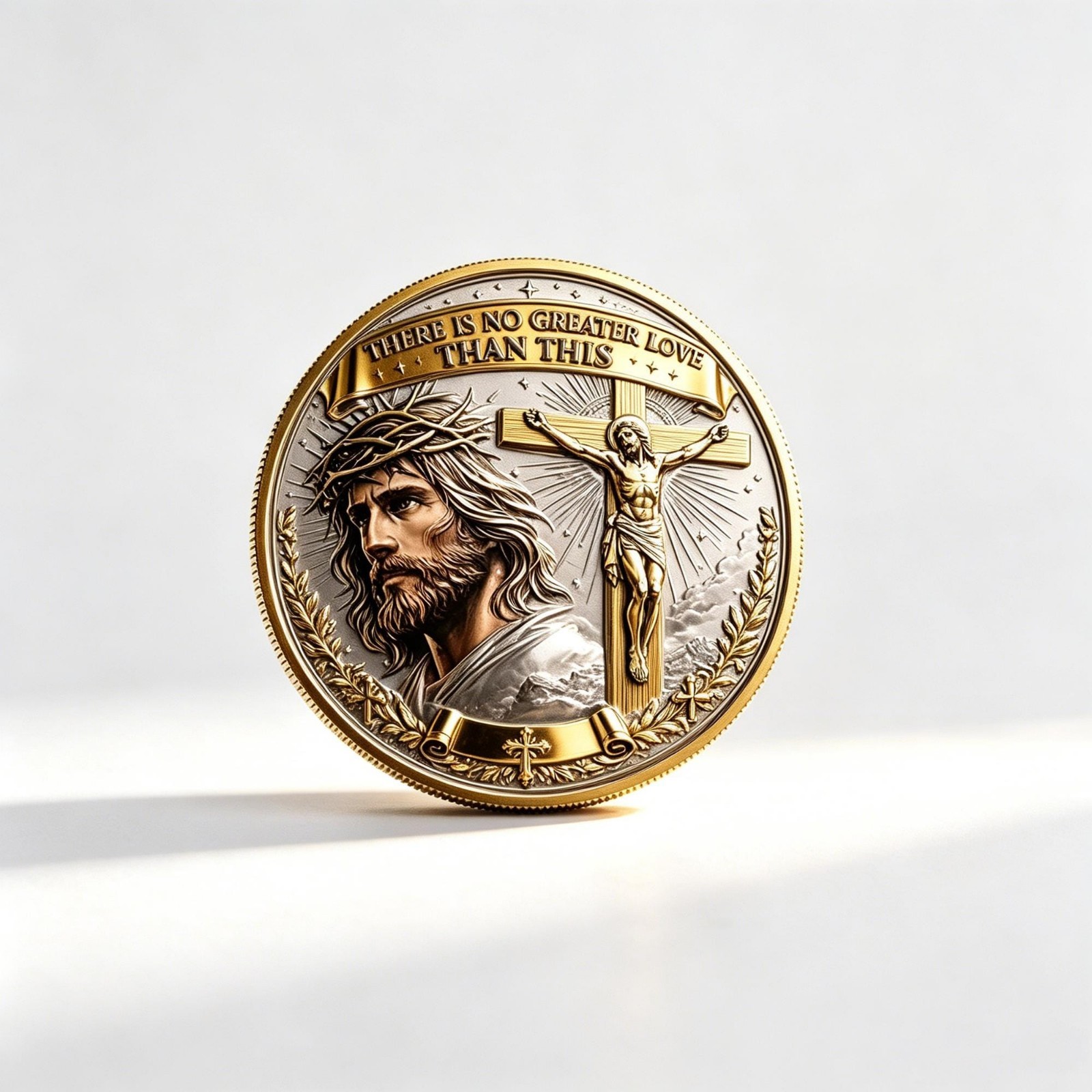 Resurrection Commemorative Coin | Crown of Thorns, Empty Tomb Christian Token gallery