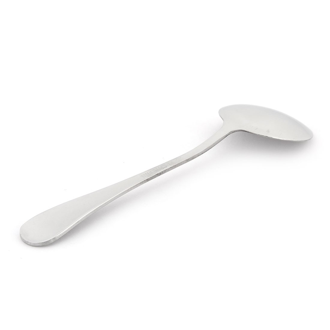 Round Shape Rice Soup Spoon Tableware Silver Tone 17cm Long 5PCS gallery