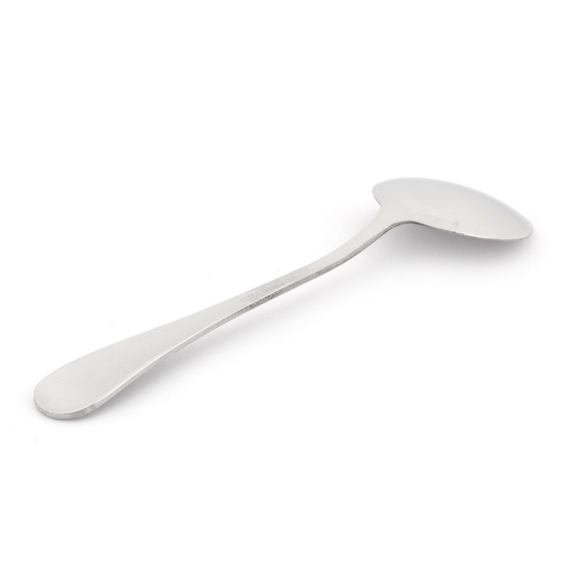 Round Shape Rice Soup Spoon Tableware Silver Tone 17cm Long 5PCS gallery