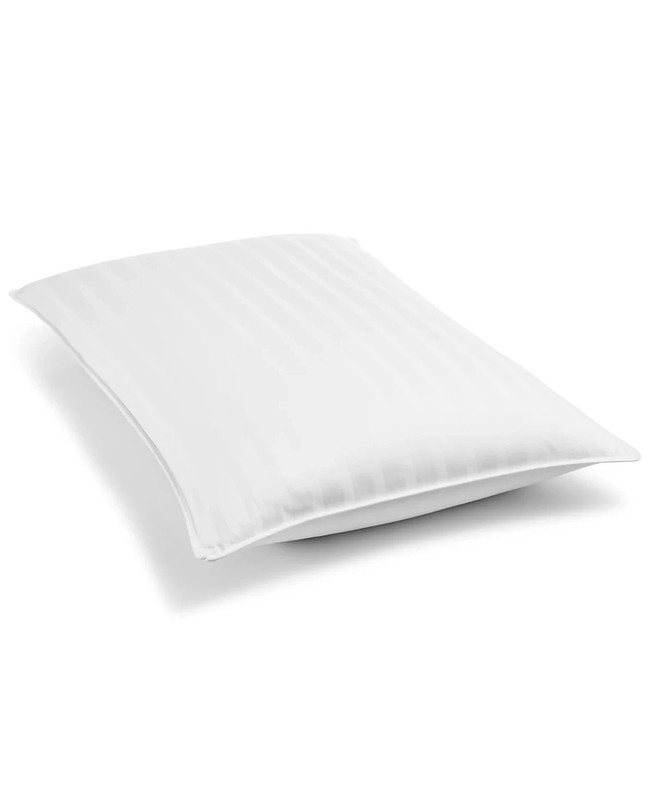 Charter Club Down & Feather Chamber Medium/Firm Density Pillow, King, New gallery