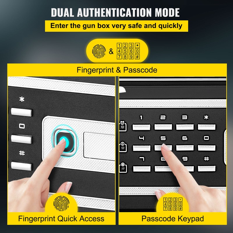Safe Box Lock Security 1.7 Cubic Feet Digital Safe Key Lock Home Office gallery