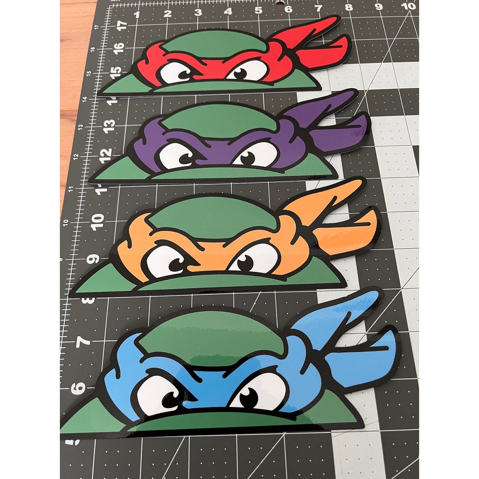 Ninja Turtles | TMNT | Car Peeker Decal | Pick One | 7" gallery