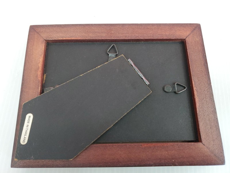 Burnes Solid Wood Photo Frame Rectangular Polished Lacquer Coated 3" x 4.5" #27 gallery