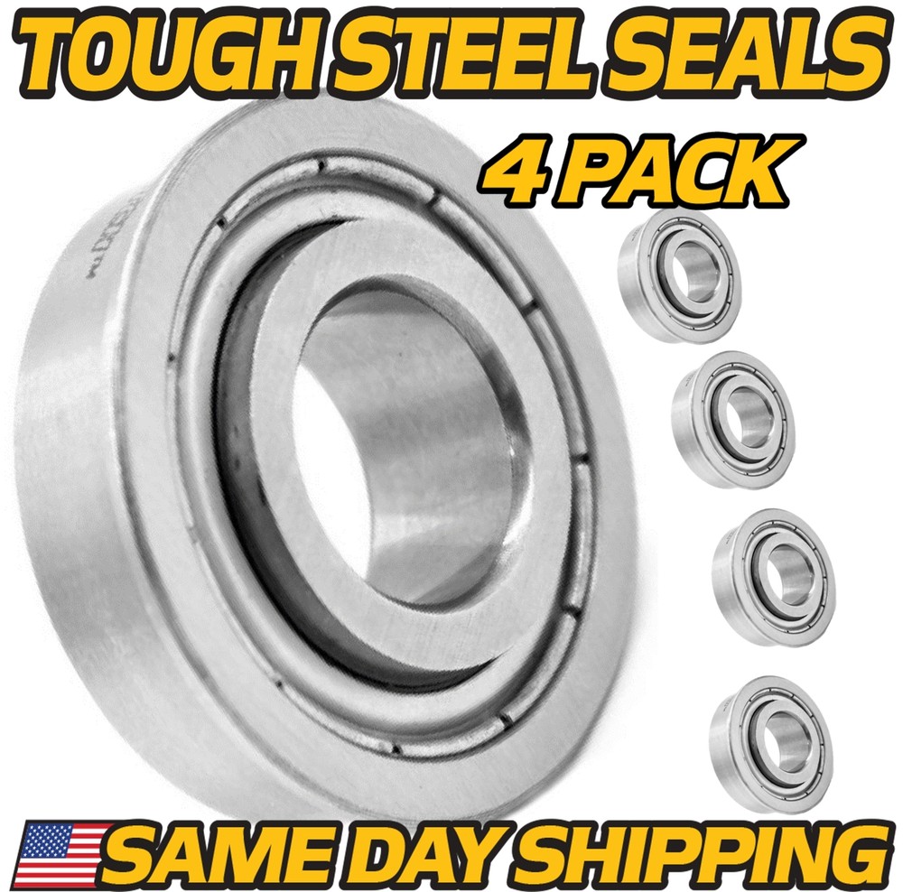 (4 Pack) Front Wheel Bearing fits Country Clipper D-3432 , Wrangler Jazee