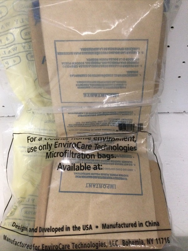 Enviro Care Technologies 4 Play Wall Genuine Filter Paper Vacuum Bags gallery