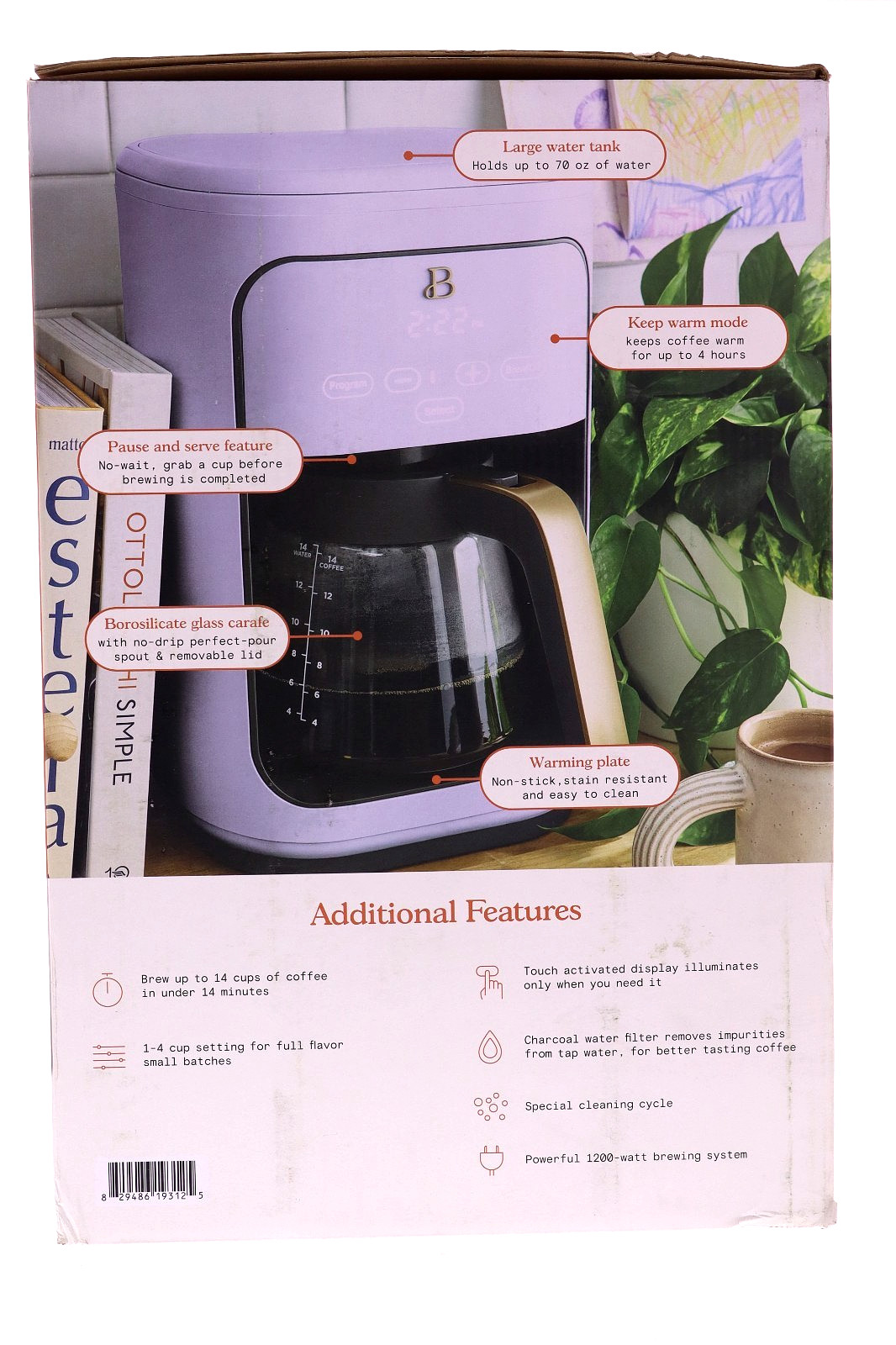 Beautiful By Drew Barrymore 14-Cup Programmable Coffee Maker (CM1199-UL) gallery