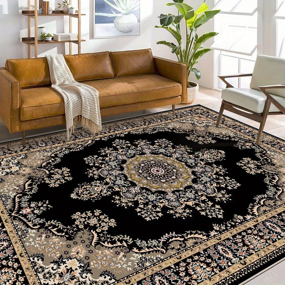 Printed Modern Geometric Pattern Fluffy Backyard Thickened Easy-to-maintain Bed