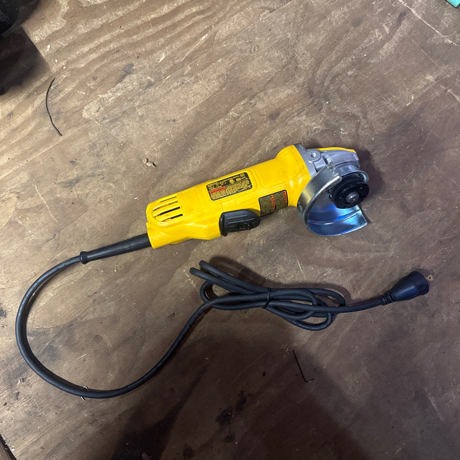 Angle Grinder Tool, 4-1/2-Inch, Paddle Switch (DWE4120) gallery