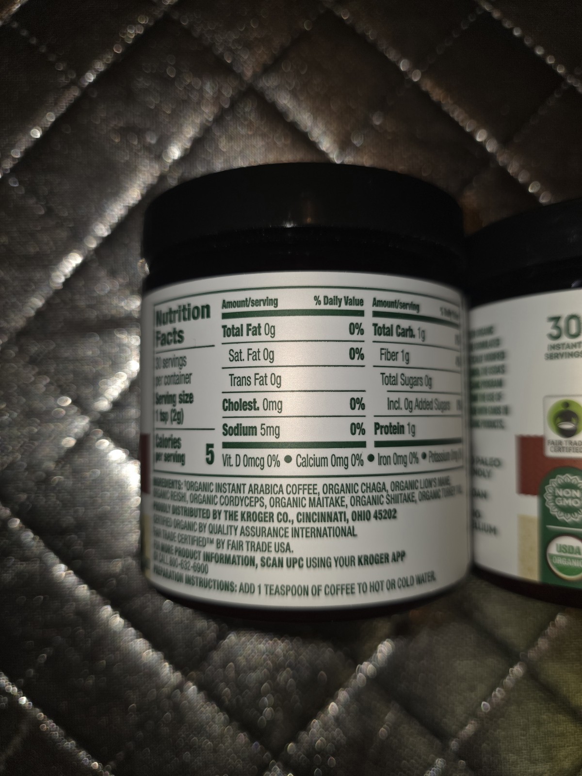Organic Mushroom Coffee Simple Truth Instant Mix Powder Lot Of 3 gallery