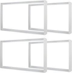 4X2Ft Surface Mount Kit, 4 Set Aluminium Surface Mounting Bracket Kit, 4′ by 2′