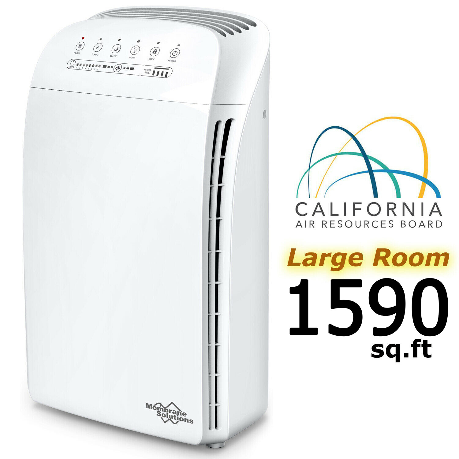 Membrane Solutions MSA3 Air Purifier with 4Stage Original Medical HEPA Filter gallery