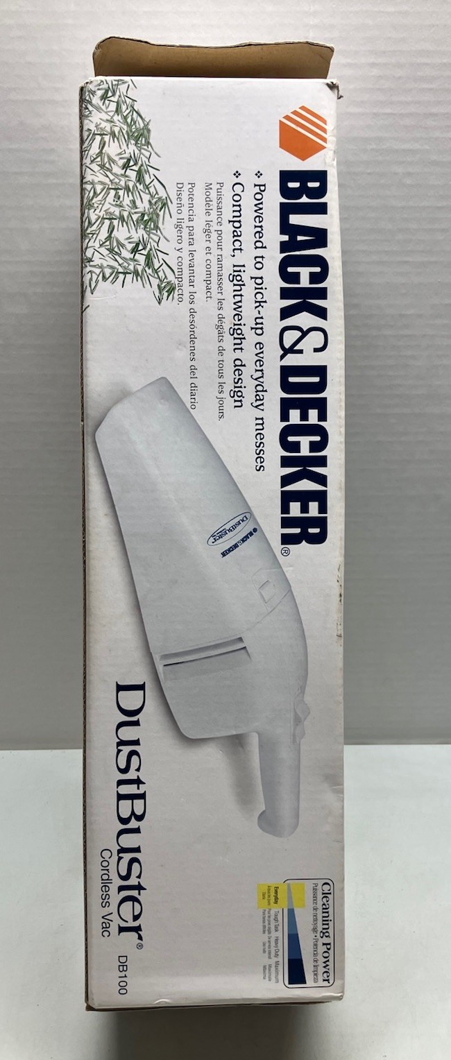 Black & Decker DustBuster DB100 Cordless Handheld Vacuum New Vintage Y2K gallery