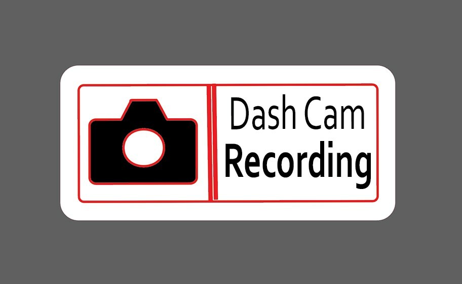 Dash Cam Recording Sticker Waterproof - Buy Any 4 For $1.75 Each Storewide! gallery