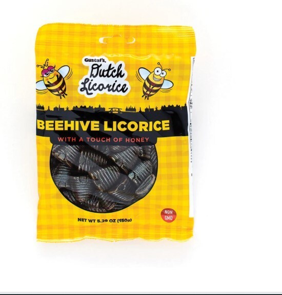 Gustaf's Traditional (Black) Licorice Beehives 5.29 Oz Bag gallery