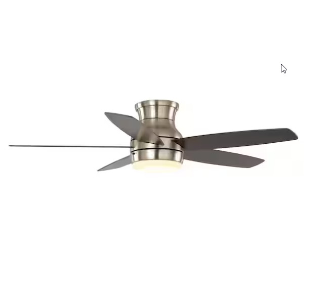 HDC Ashby Park 52" Brushed Nickel Ceiling Fan LED Color Change Remote gallery